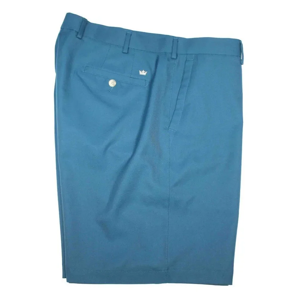 Peter Millar Crown Sport Teal Performance‎ Golf Shorts MS18EB84 Mens Size 38